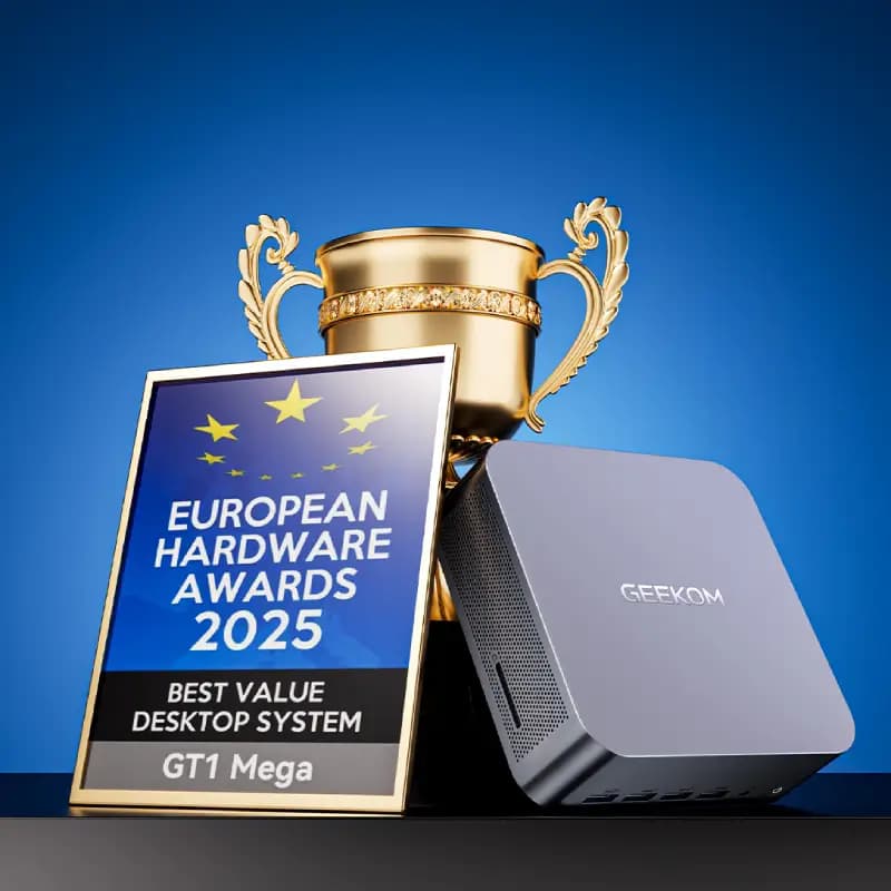 GEEKOM GT1 Mega Mini AI PC | Intel® Core™ U9-185H