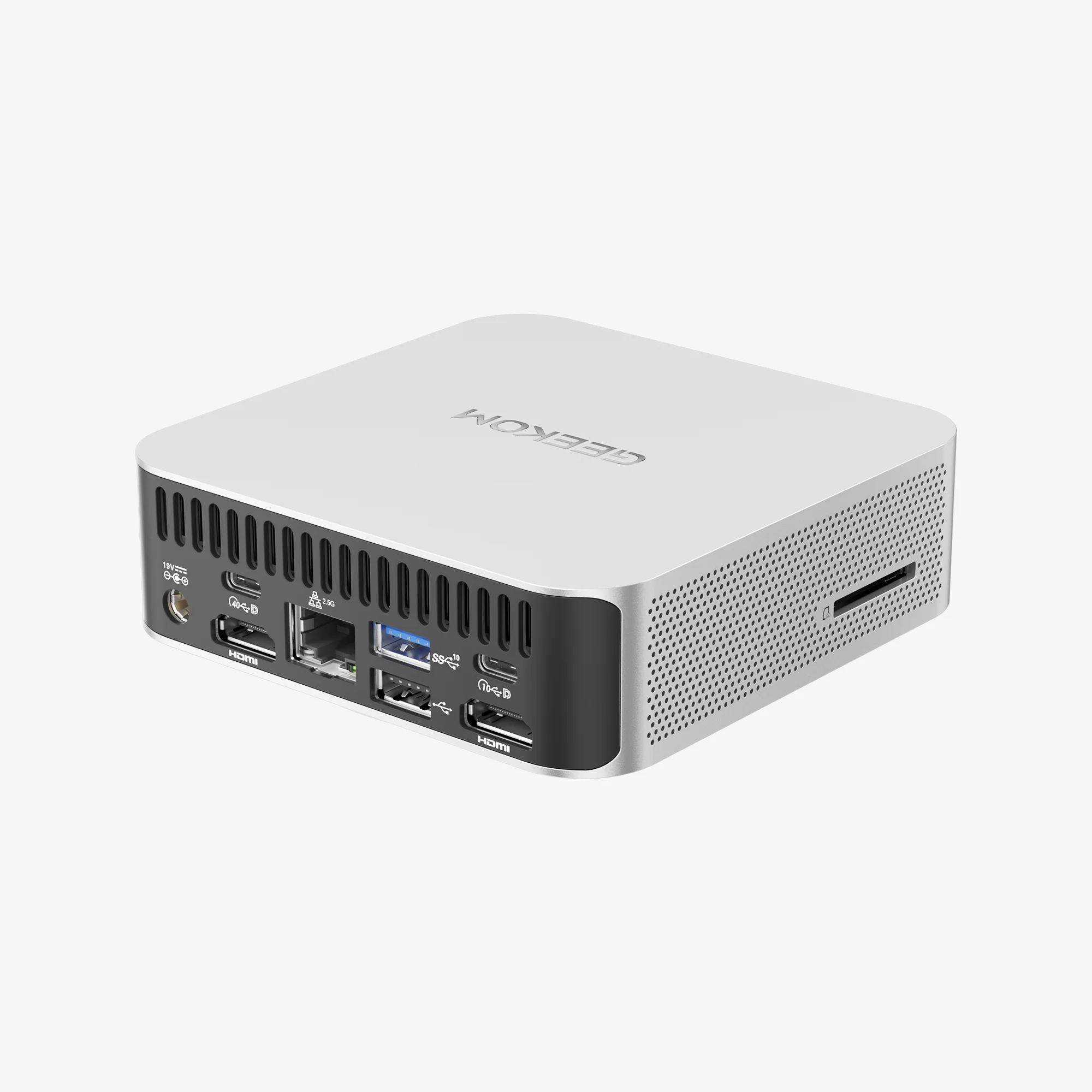 Geekom Mini-PC Anschlussbuchsenübersicht