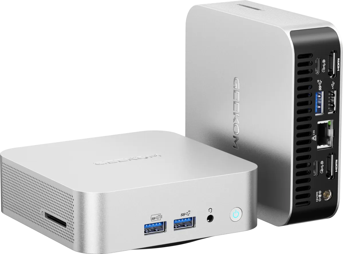 GEEKOM A5 Pro Mini-PC mit 4× 4K-Display-Unterstützung
