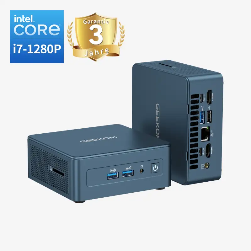 GEEKOM IT12 Mini-PC | Intel® Core™ i7-1280P