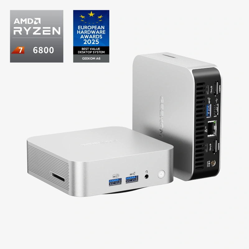 GEEKOM A6 AMD R7-6800 Mini-PC