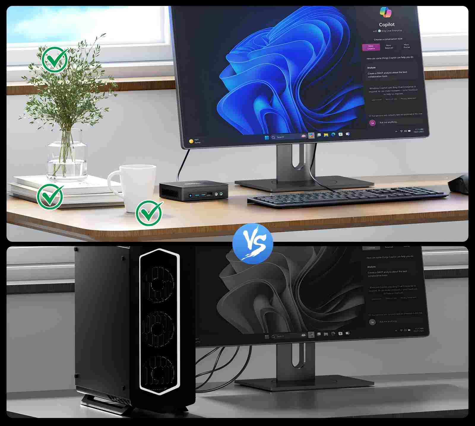 Mini-PCs sind eine leistungsstarke Alternative zum Desktop-PC.